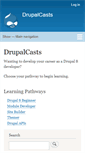 Mobile Screenshot of drupalcasts.com